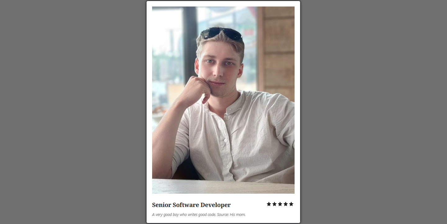 Кто я такой?